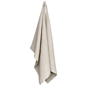 The Organic Company Big Waffle Towel and Blanket stone - 150x100cm