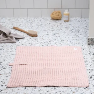 The Organic Company Big Waffle Badematte pale rose - 80x55cm