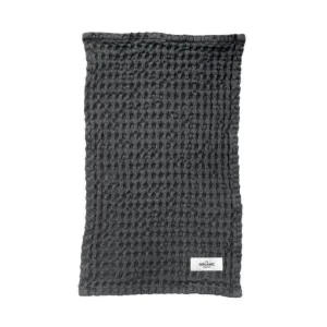 The Organic Company Big Waffle Wash Cloth dark grey - 3er Set