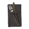 The Organic Company Stoff Servietten Dinner 35x40 cm dark grey - 4er Set