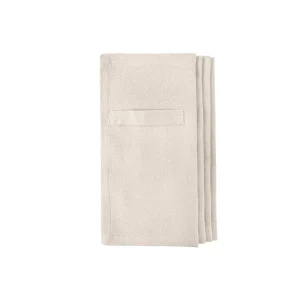 The Organic Company Stoff Servietten Everyday 20x20 cm stone - 4er Set